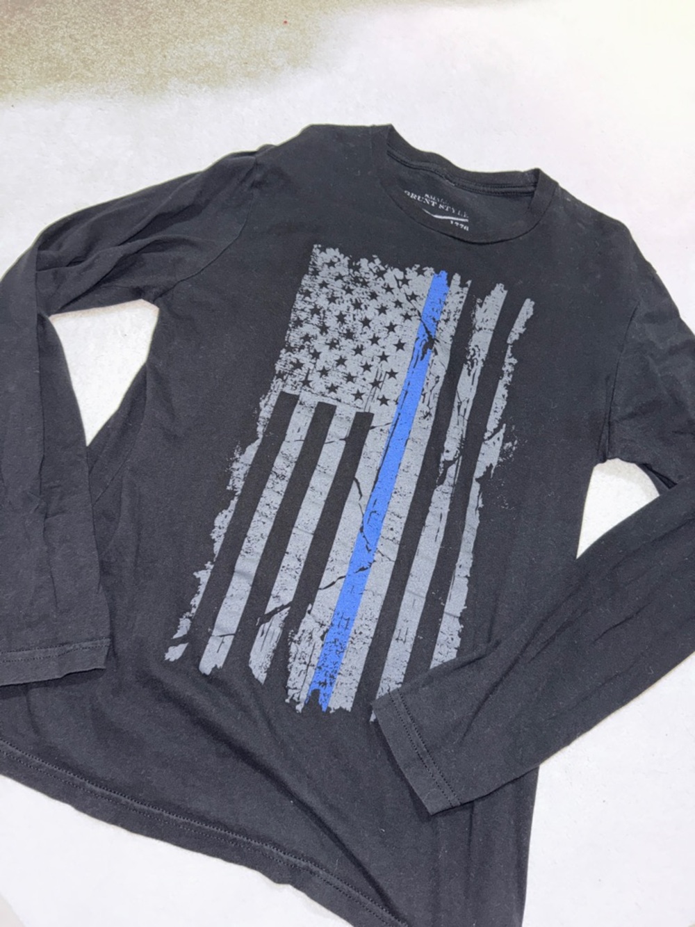 Grunt style long sleeve police line long sleeve shirt S